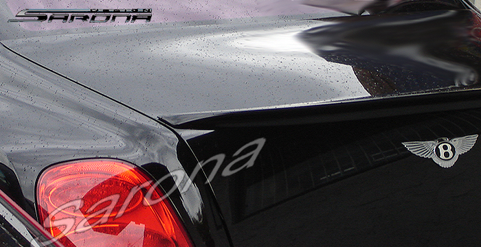 Custom Bentley Flying Spur Trunk Wing  Sedan (2004 - 2013) - $325.00 (Manufacturer Sarona, Part #BT-002-TW)